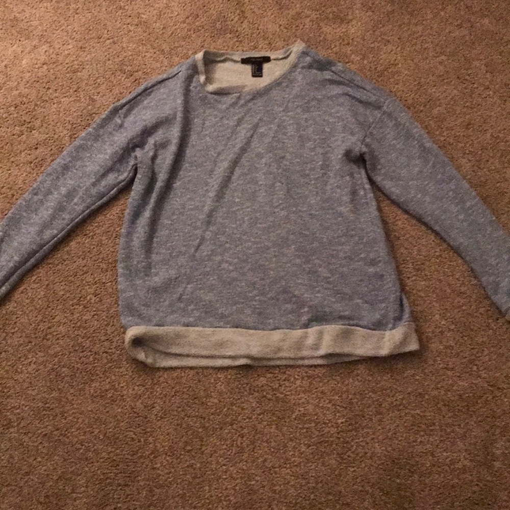 light blue forever 21 sweater